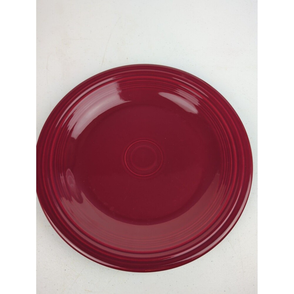 FiestaWare Scarlet Dark Red Homer Laughlin FIESTA 10.5" Diameter Dinner Plate
